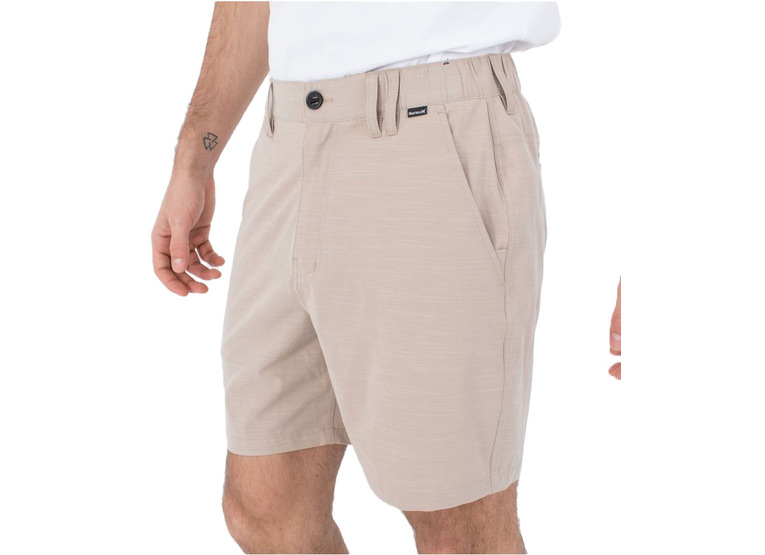 Hurley Phantom slub 3/4 tailleband short beige heren
