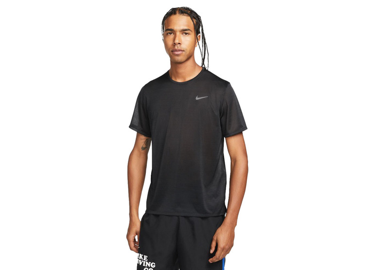 Nike Dri-FIT Miler hardlooptop zwart heren
