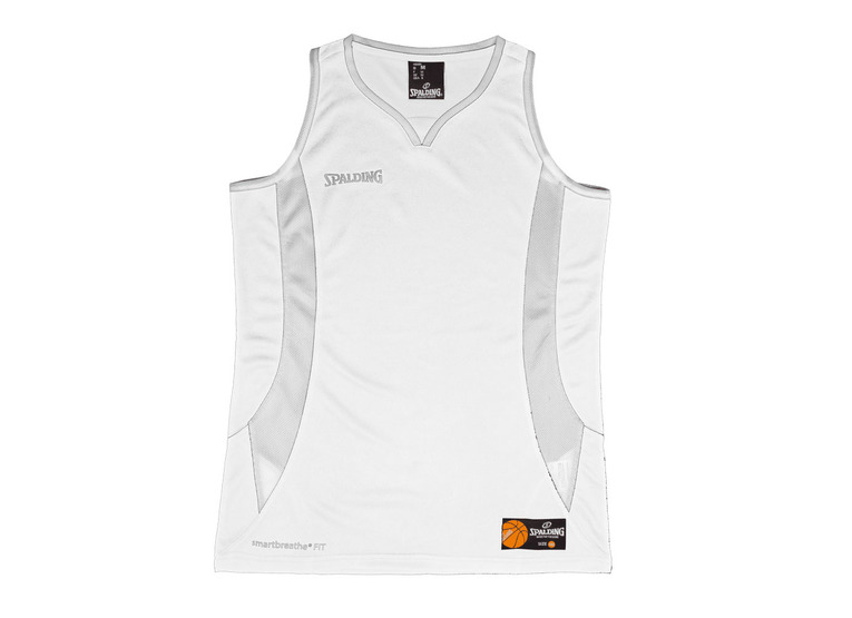 Spalding jam tanktop wit/zilver dames