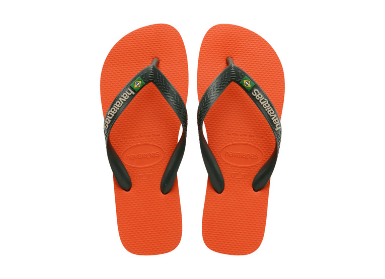 Havaianas Brasil logo teenslipper sunset orange unisex