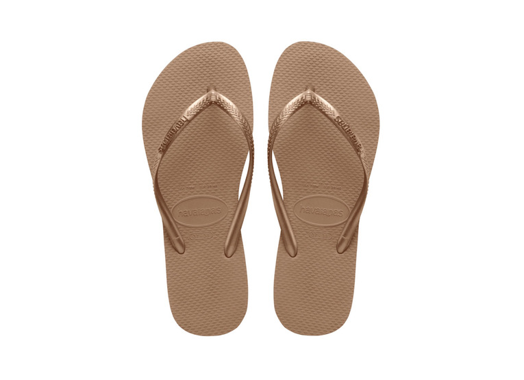 Havaianas Slim teenslipper rose gold dames