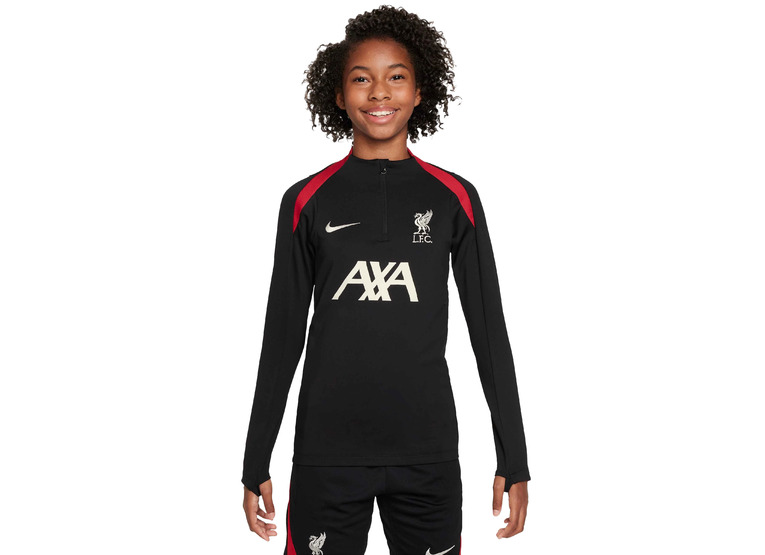 Nike Liverpool FC 24/25 Dri-FIT Strike drill top zwart KIDS