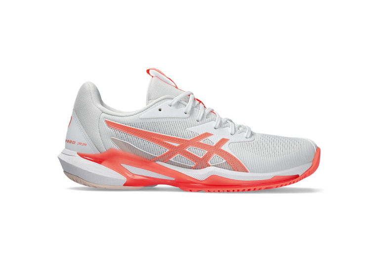 Asics Solution Speed FF 3 tennisschoen wit/sun coral dames