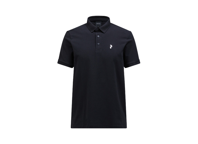 Peak Performance classic polo zwart heren