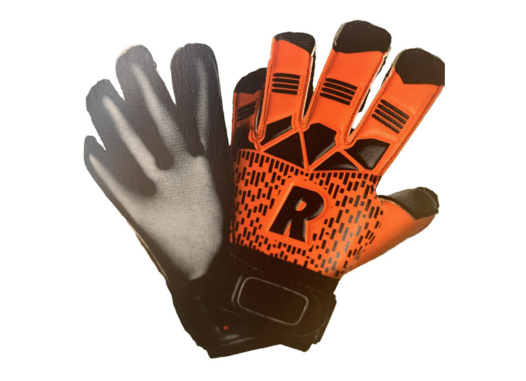 Real 495 mega keepershandschoen oranje/zwart KIDS