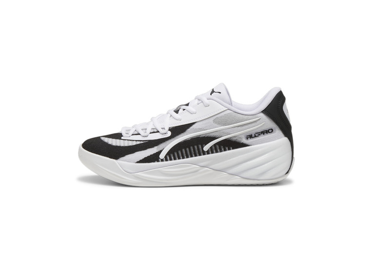 Puma All-Pro NITRO team basketbalschoen wit/zwart