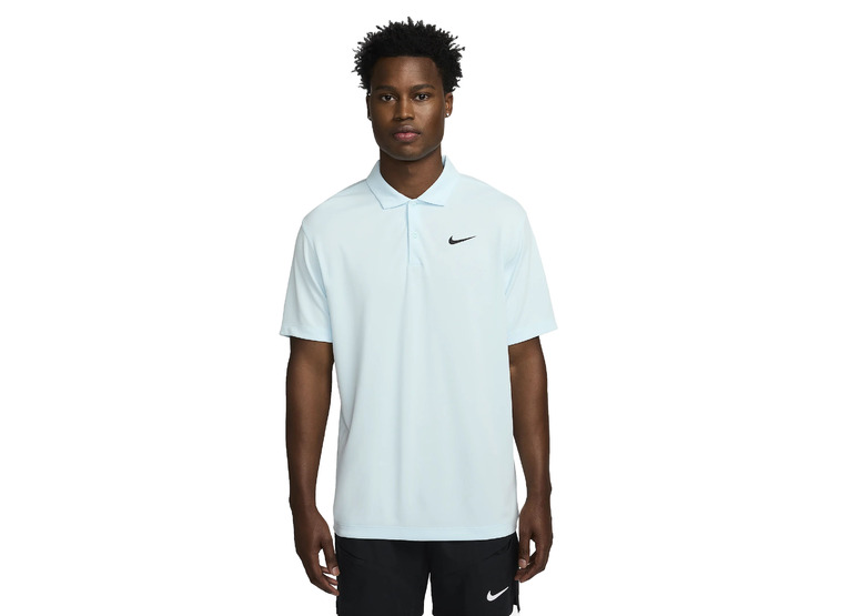 NikeCourt Dri-FIT tennispolo ijsblauw heren
