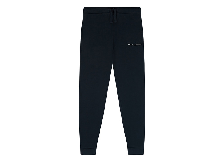 Lyle & Scott script embroidered sweatpant dark navy KIDS