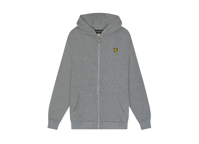 Lyle & Scott FZ hoodie grijs KIDS