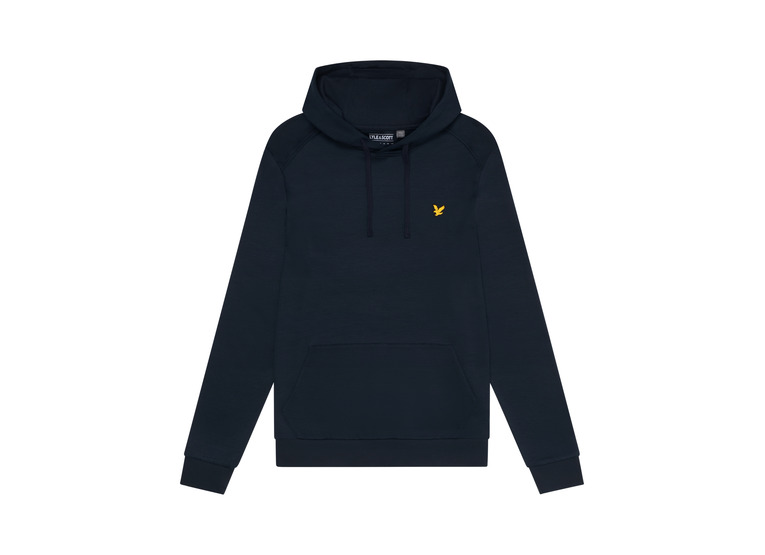 Lyle & Scott fly fleece hoodie dark navy heren