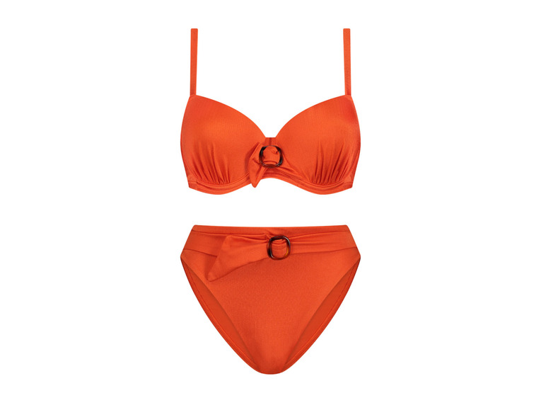 Cyell Satin Tomato padded bikini D-cup dames