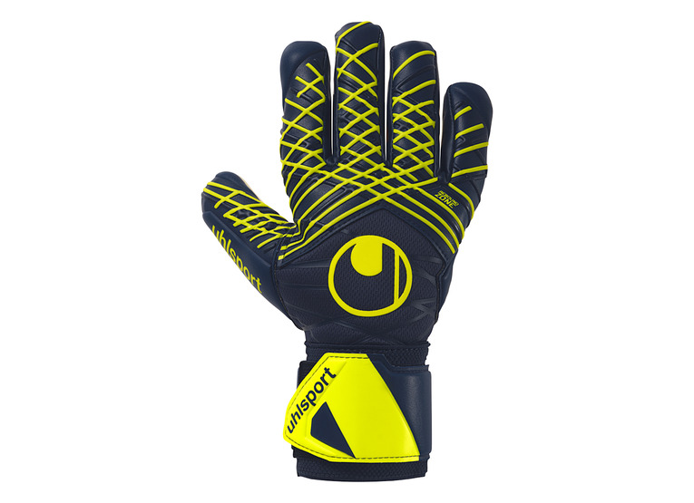 Uhlsport Prediction Supersoft HN keepershandschoen blauw/geel unisex