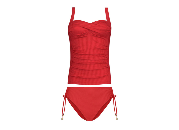 Cyell Scarlett padded tankini rood dames