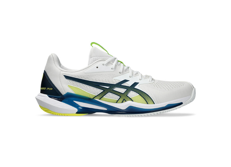 Asics Solution speed FF 3 clay tennisschoen wit/mako blue heren