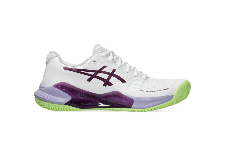 Asics Gel-Challenger 14 padelschoen wit/deep mauve dames