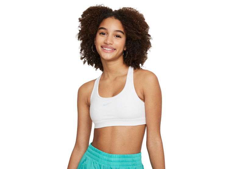 Nike swoosh sportbeha wit meisjes