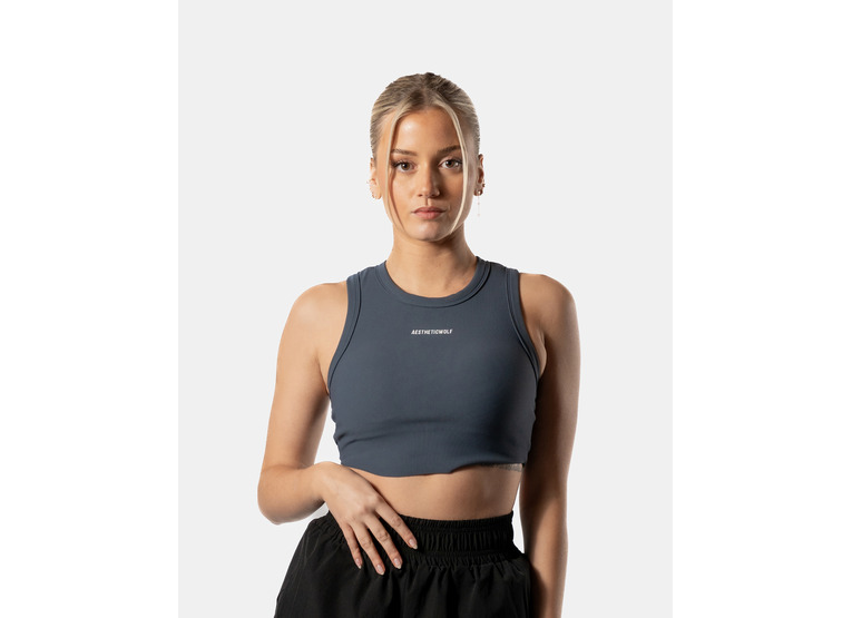 Aesthetic Wolf high neck racer bra river dames