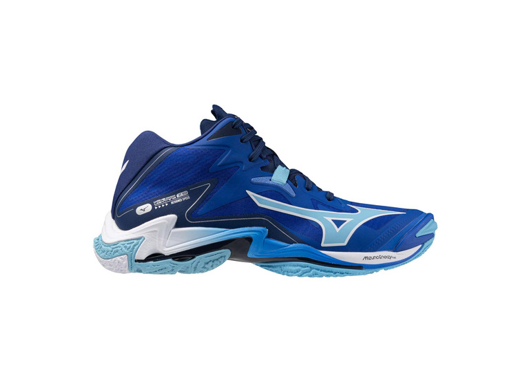 Mizuno Wave Lightning Z8 Mid volleybalschoen mugen blue/wit unisex