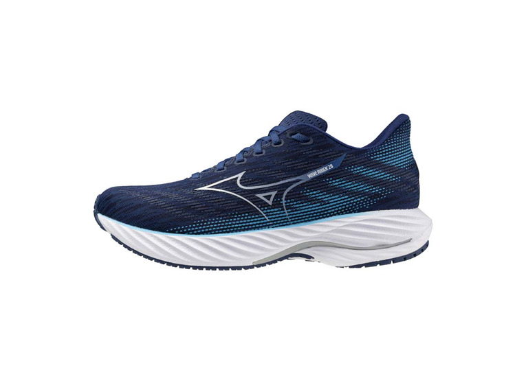Mizuno Wave Rider 28 loopschoen estate blue/wit/river blue heren