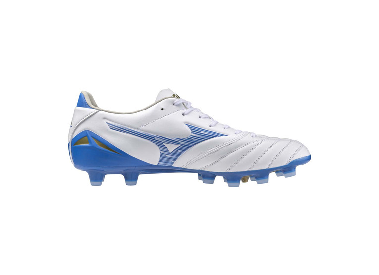 Mizuno Morelia Neo IV Pro FG voetbalschoen wit/blauw