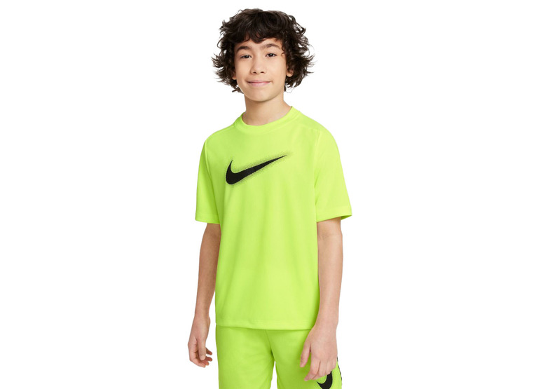 Nike Multi Dri-FIT graphic trainings T-shirt volt KIDS