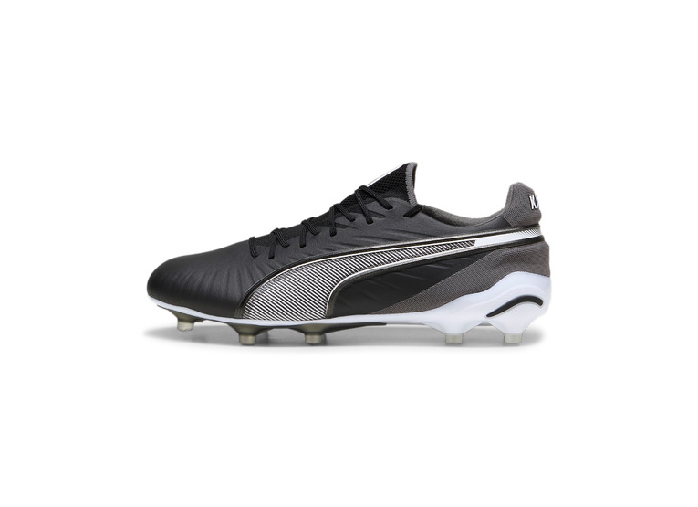 Puma King ultimate FG/AG voetbalschoen zwart/wit/grijs