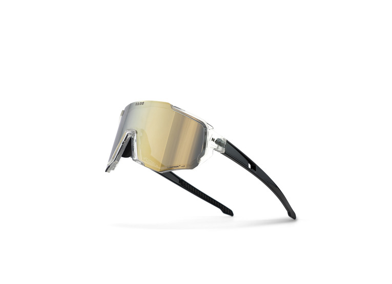 Naos Vuori fietsbril trans black/bronze gold unisex