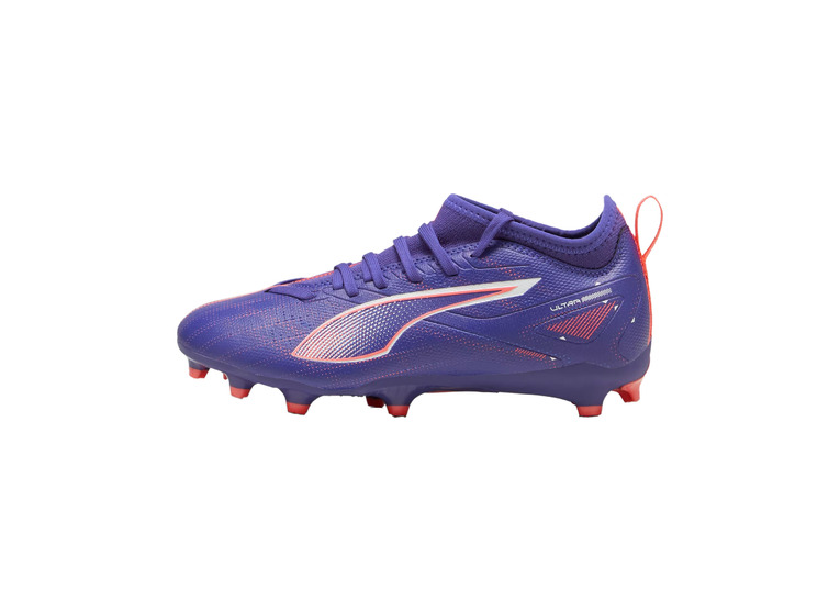 Puma Jr. Ultra 5 Match FG/AG voetbalschoen lapis lazuli/wit/sunset glow KIDS