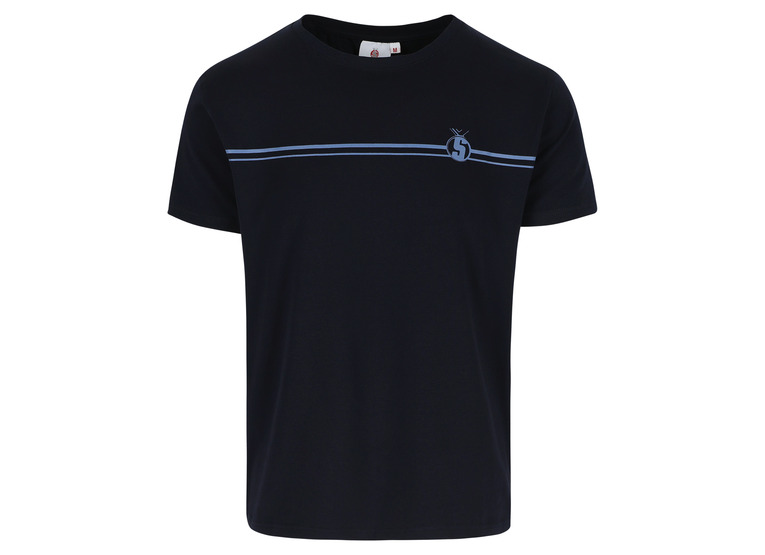 Silvermedal men T-shirt navy heren