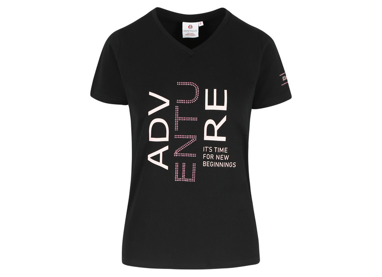 Silvermedal Women V-neck T-shirt zwart dames
