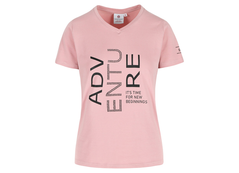 Silvermedal Women V-neck T-shirt bridal rose dames