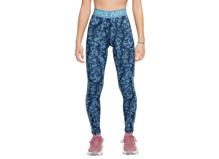 Nike Pro Dri-FIT legging met halfhoge taille armory navy meisjes