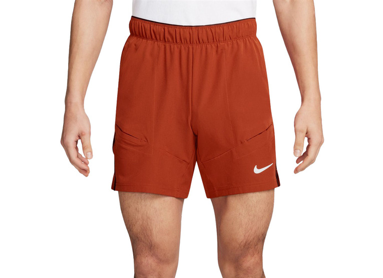 NikeCourt Advantage Dri-FIT tennisshort dragon red/burgundy crush heren