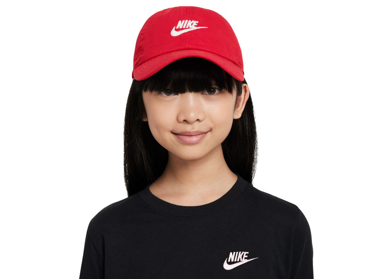 Nike Club ongestructureerde futura wash pet rood KIDS