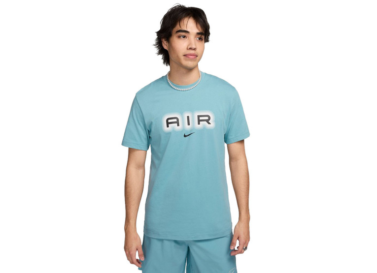 Nike Sportswear Air graphic T-shirt denim turquoise heren
