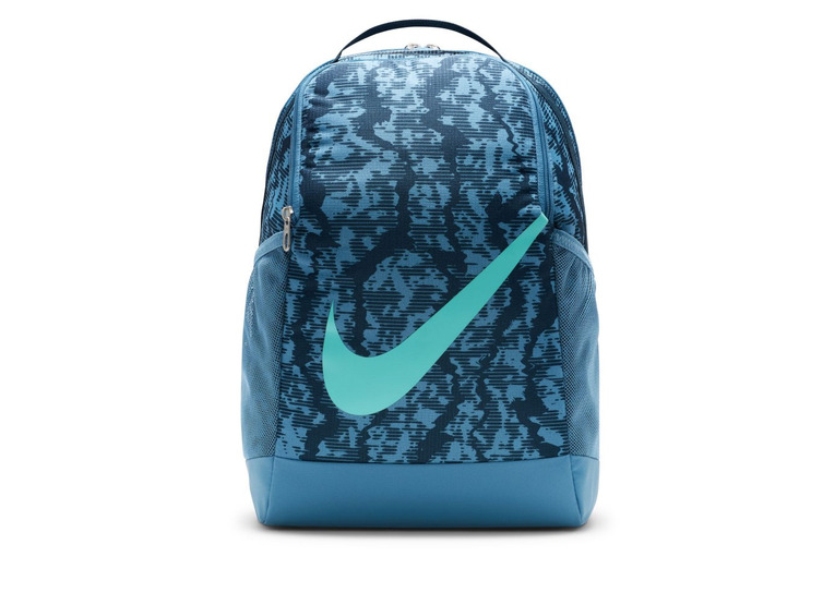 Nike Brasilia 18L rugzak armory navy/aegean storm/green frost KIDS
