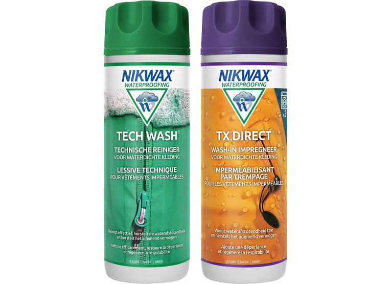 Nikwax Twin 300ml TX Direct & Tech Wash voordeel set