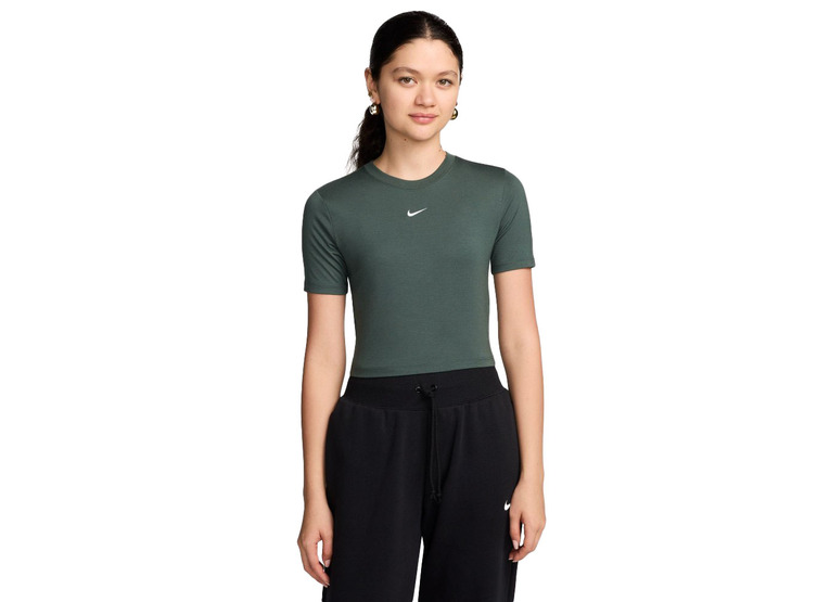 Nike Sportswear Essential kort T-shirt vintage green dames