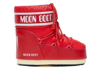 Moon Boot Icon low Nylon rood dames