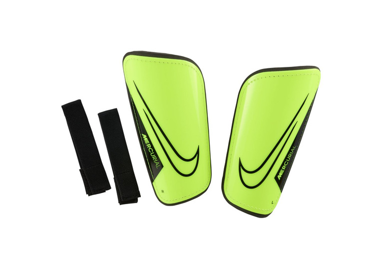 Nike Mercurial hardshell scheenbeschermers volt/zwart unisex