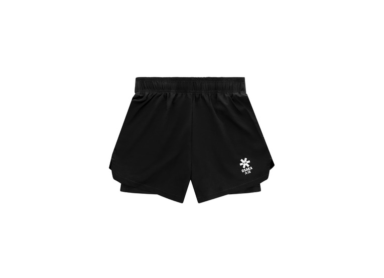 Osaka 2-in-1 short faded black heren