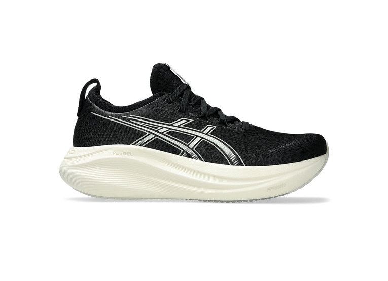 Asics Gel-Nimbus 27 loopschoen zwart/lake grey heren
