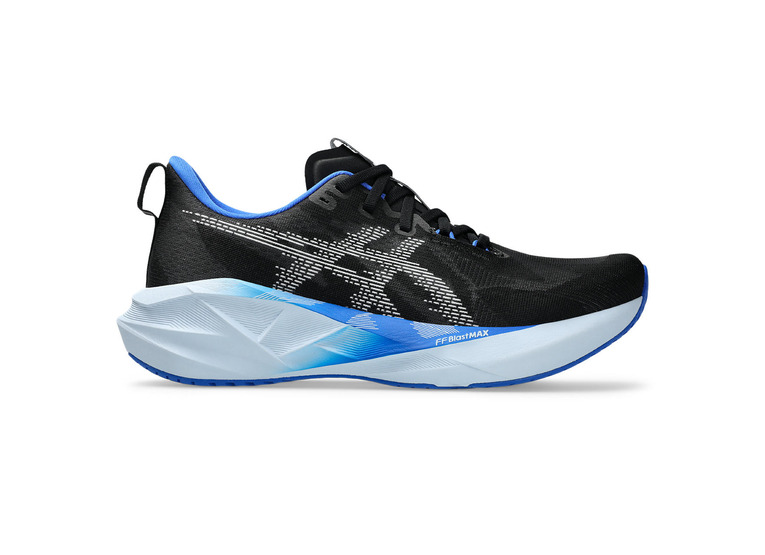 Asics Novablast 5 loopschoen zwart/wit/blauw heren
