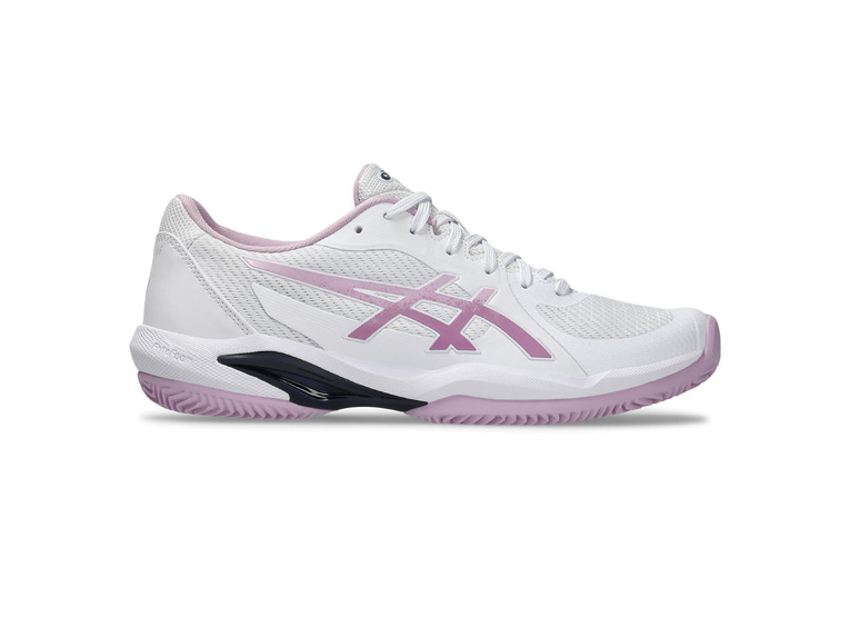 Asics Solution Swift FF 2 clay tennisschoen wit/ube dames