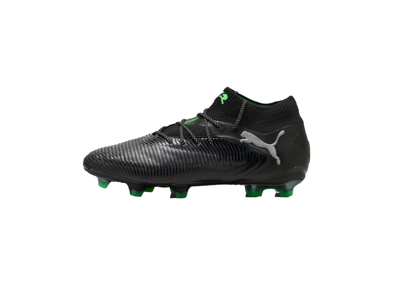 Puma Future 8 Ultimate FG voetbalschoen zwart/grijs/fluo green