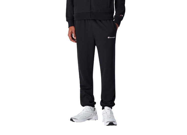 Champion elastic cuff trainingsbroek zwart heren