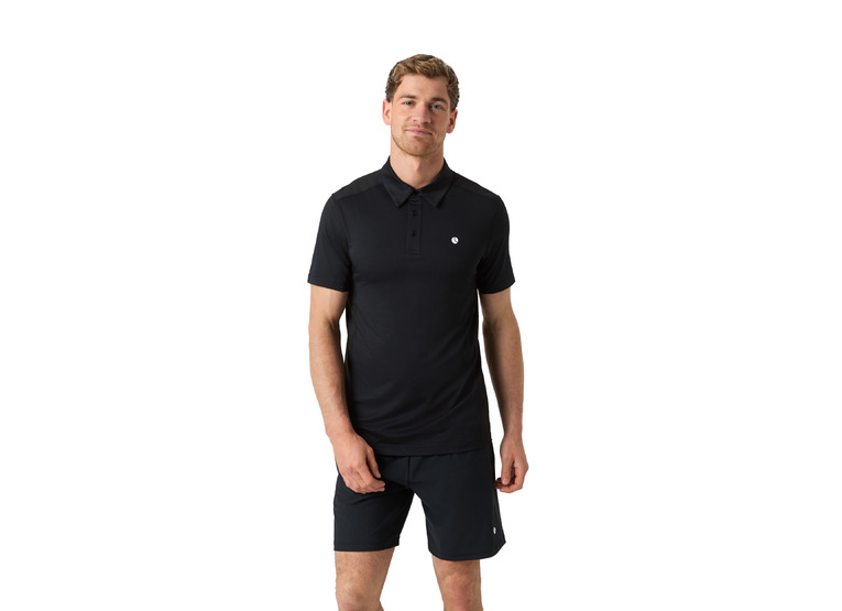 Bjorn Borg Ace Mesh Panel polo shirt zwart heren