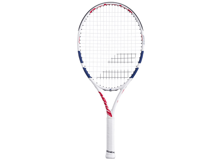 Babolat Drive Junior 24 tennisracket wit/blauw KIDS