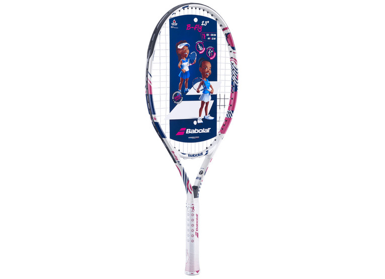 Babolat B Fly 23 tennisracket wit/roze KIDS