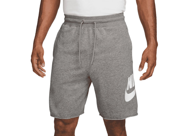 Nike Club alumni french terry short grijs heren